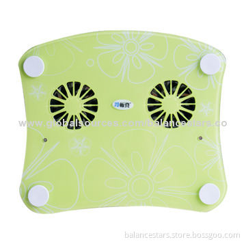 Colored Series Fashionable Laptop Cooling Pad, Cooler Pads, Green